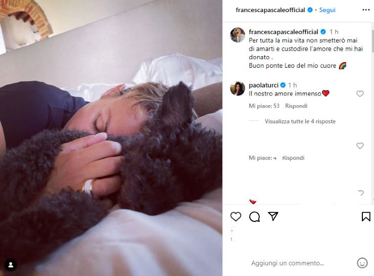 Francesca Pascale addio a Leo