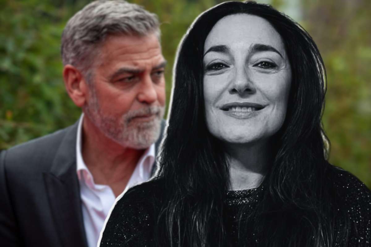 George Clooney e Sara Ricci sorridenti