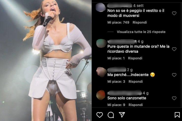 Annalisa outfit critiche 