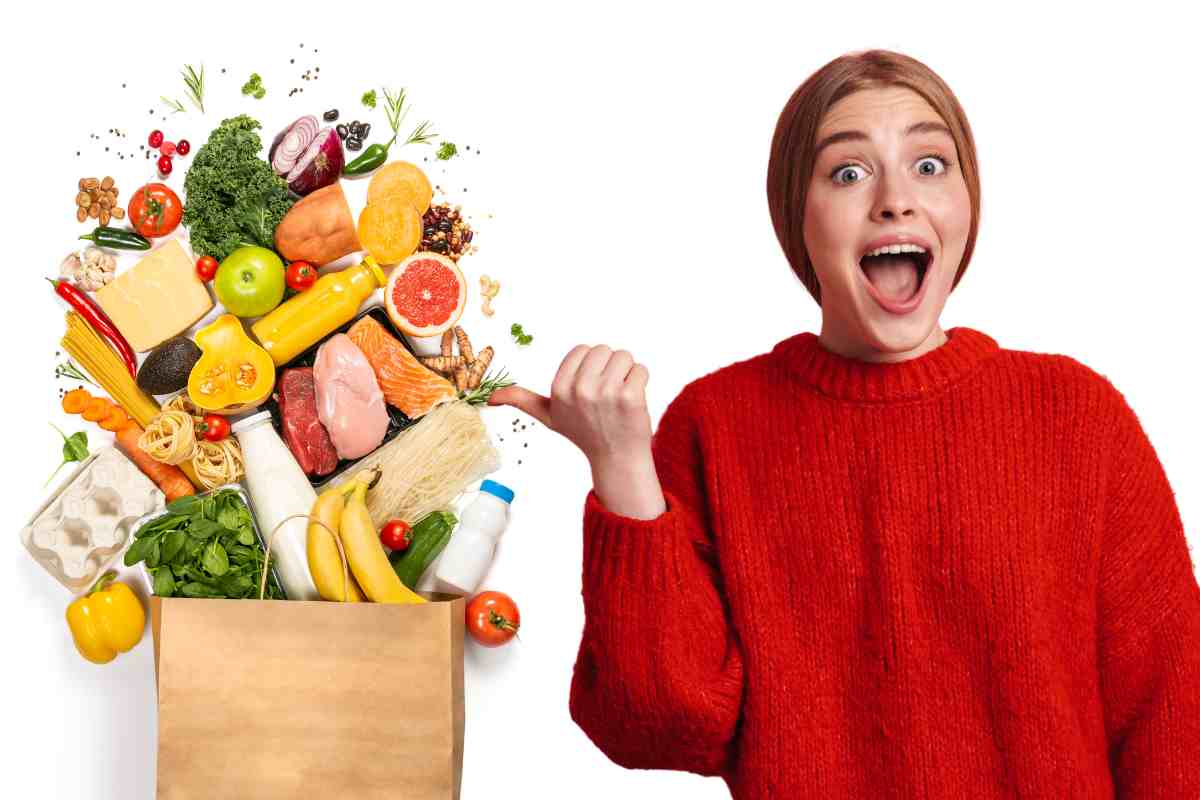 Spesa sana: alimenti mettere carrello